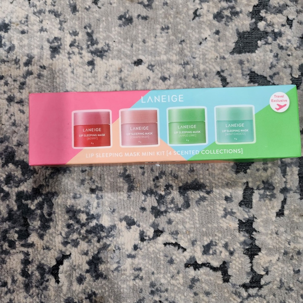 Laneige Lip Sleeping Mask Mini Kit 4 Scented Collections Berry Grapefruit 8g x 4